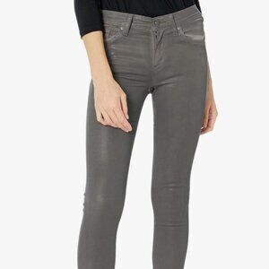 HUDSON Jeans Nico Mid-Rise Super Skinny in Dark Slate High Shine - Size 26